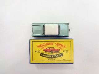 1960 MOKO Lesney Matchbox No.  27 ' CADILLAC SIXTY SPECIAL ' - - - - GREEN - - - see photos & 11