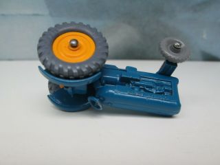 Matchbox/ Lesney 72a Fordson Tractor Blue / Rear YELLOW Hubs / Front GPW Boxed 5