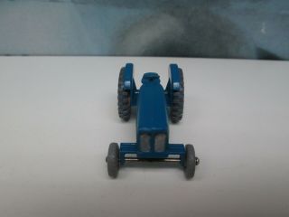 Matchbox/ Lesney 72a Fordson Tractor Blue / Rear YELLOW Hubs / Front GPW Boxed 7