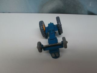 Matchbox/ Lesney 72a Fordson Tractor Blue / Rear YELLOW Hubs / Front GPW Boxed 9