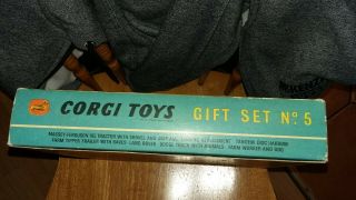 Rare Corgi Toys Gift Set Agricultural Gift Set No 5 Complete 7