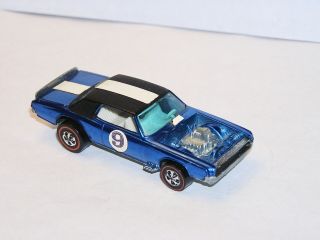 1970 Hot Wheels Redline Spoilers Tnt - Bird Blue W White Int Top Shelf Display