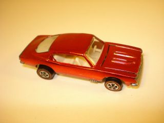 1967 Hot Wheels Redline Custom Barracuda Usa Red White Int