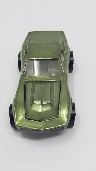 1968 Hot Wheels Redline Custom Corvette Olive - JB Classic Toys 2