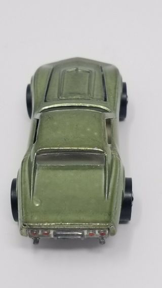 1968 Hot Wheels Redline Custom Corvette Olive - JB Classic Toys 4