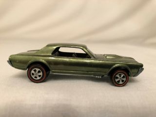 1968 Hot Wheels Redline Custom Cougar Olive/brown Int