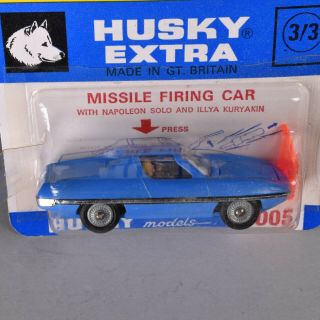 HUSKY EXTRA Models Corgi 1005 The Man From Uncle U.  N.  C.  L.  E.  Car Carded Blister 2