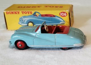 Dinky Toys Meccano Ltd.  England AUSTIN ATLANTIC CONVERTIBLE 106 50 ' s V RARE MIB 4
