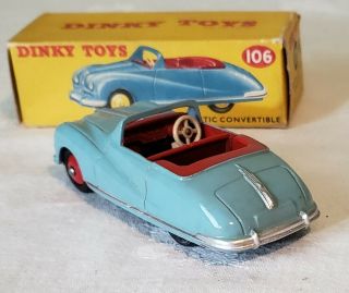 Dinky Toys Meccano Ltd.  England AUSTIN ATLANTIC CONVERTIBLE 106 50 ' s V RARE MIB 6