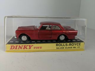 Dinky Car.  127 - G Rolls Royce,  151,  171 Vauxhall & Victor And 520 Fiat