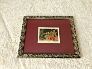 Pre - Owned Framed Etching By Award Winning Artist David Hunter