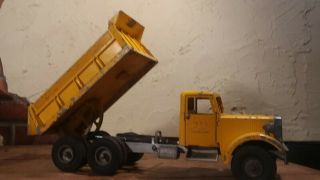 Smith Miller yellow dump truck hydraulic M.  IC 10 wheeler - - 11