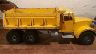 Smith Miller yellow dump truck hydraulic M.  IC 10 wheeler - - 2