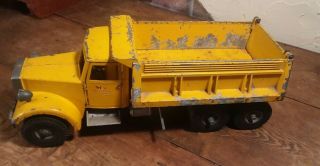 Smith Miller yellow dump truck hydraulic M.  IC 10 wheeler - - 8