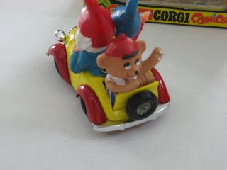 Corgi Toys No.  801 Noddy ' s Car With Mr.  Tubby Bear NMIB Complete Later Blue Box 3