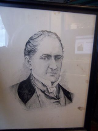 Antique Pen And Ink Portrait Of D N Arnold Poughkeepsie Ny By Sasha Schneider