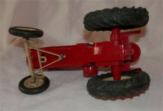 LESNEY 1948 PRE MOKO LARGE SCALE MASSEY HARRIS TRACTOR.  near,  MATCHBOX 10