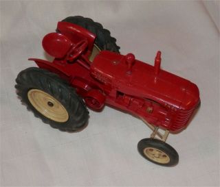 LESNEY 1948 PRE MOKO LARGE SCALE MASSEY HARRIS TRACTOR.  near,  MATCHBOX 4