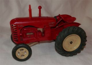 LESNEY 1948 PRE MOKO LARGE SCALE MASSEY HARRIS TRACTOR.  near,  MATCHBOX 6