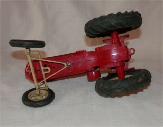 LESNEY 1948 PRE MOKO LARGE SCALE MASSEY HARRIS TRACTOR.  near,  MATCHBOX 7