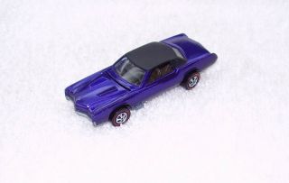 Hot Wheels Redline Top Shelf Deep Purple Error Custom Eldorado -