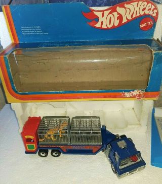 Hotwheels Mattel Mebetoys Ultra Rare Ringling Bros.  Circus Transporter Italy 80s