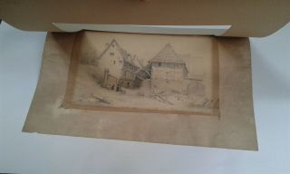 Charles Theodore Frere (1814 - 188) Pencil Drawing Signed Titled and Dated 1833 4