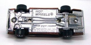 1969 Hot Wheels Redline Custom Dodge Charger Spectraflame dark brown w white int 6
