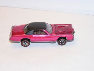1968 Hot Wheels Redline Custom Eldorado Us Scarce Creamy Pink Yr1