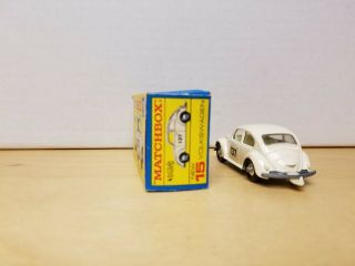 MATCHBOX SUPERFAST VOLKSWAGEN SALOON NO.  15 & BOX 2