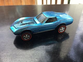 Hot Wheels Redline / Custom Corvette / Light Blue