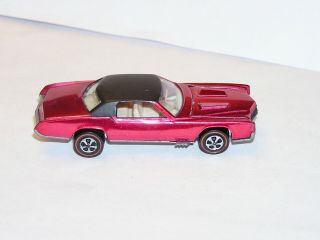 1968 Hot Wheels Redline Custom Eldorado Us Awesome All Rose Display