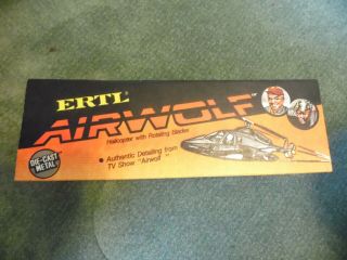 AIRWOLF ERTL LARGE SCALE HELICOPTER - 3683 see descrip 4