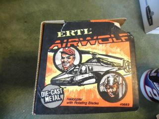 AIRWOLF ERTL LARGE SCALE HELICOPTER - 3683 see descrip 7