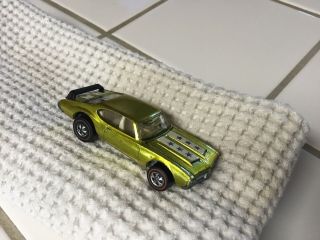 1971 Hot Wheels Redline Spectraflame Yellow Olds 442 Final Price Drop