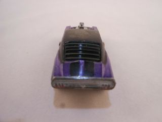 1969 Hot Wheels Redline Mustang Boss Hoss Spoilers Purple with Black Roof 3