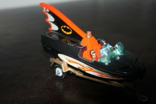 Corgi Toys 1968 107 Batboat And Trailer,  All With Batman & Robin