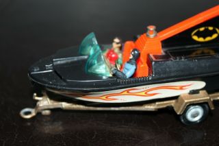 Corgi Toys 1968 107 Batboat and trailer,  ALL WITH Batman & Robin 3