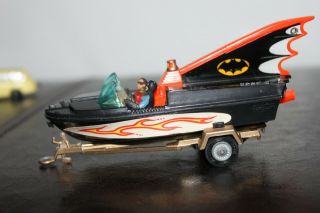 Corgi Toys 1968 107 Batboat and trailer,  ALL WITH Batman & Robin 4