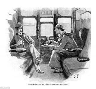 Sidney Paget Drawing Of Sherlock Holmes In Silver Blaze 11 " X 14 "