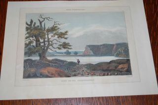 Antique Print " View Of The Susquehannah " Lucas Prog.  Drawing Book 1827