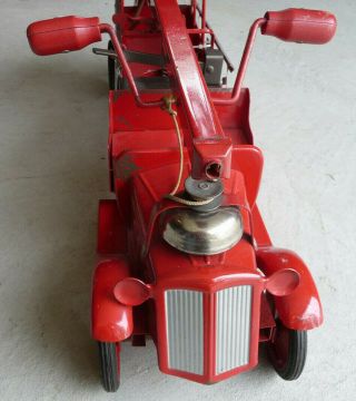 1920 ' s Ride - On Keystone Water Tower Fire Truck Brass Nozzle Too Great 11