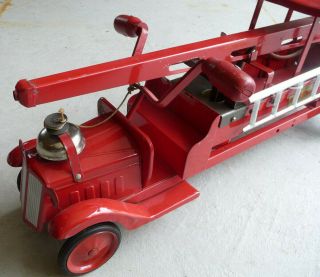 1920 ' s Ride - On Keystone Water Tower Fire Truck Brass Nozzle Too Great 4
