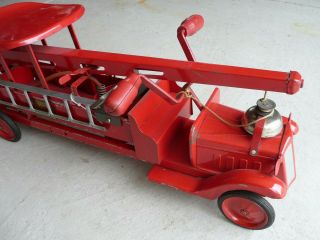 1920 ' s Ride - On Keystone Water Tower Fire Truck Brass Nozzle Too Great 7