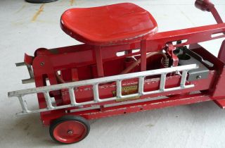 1920 ' s Ride - On Keystone Water Tower Fire Truck Brass Nozzle Too Great 8