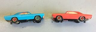 Shutdown Plymouth Stock Racing Set 1969 Gtx/1969 Road Runner 5” Slot Cars 10