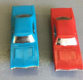 Shutdown Plymouth Stock Racing Set 1969 Gtx/1969 Road Runner 5” Slot Cars 8