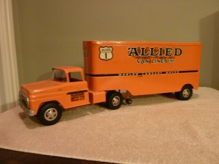 Tonka Allied Van Lines Moving Semi Truck And Trailer 1960 