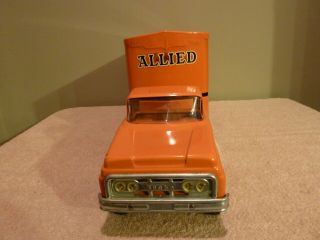 Tonka Allied Van Lines Moving Semi Truck And Trailer 1960 ' s 2