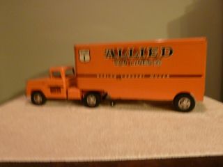 Tonka Allied Van Lines Moving Semi Truck And Trailer 1960 ' s 7